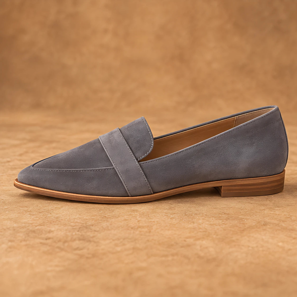 Adelina Women's Orthopedic Slip-On Loafers - Gray - Women's Footwear > Loafers > Pointed-Toe Loafers - Eric Muller - Image 3