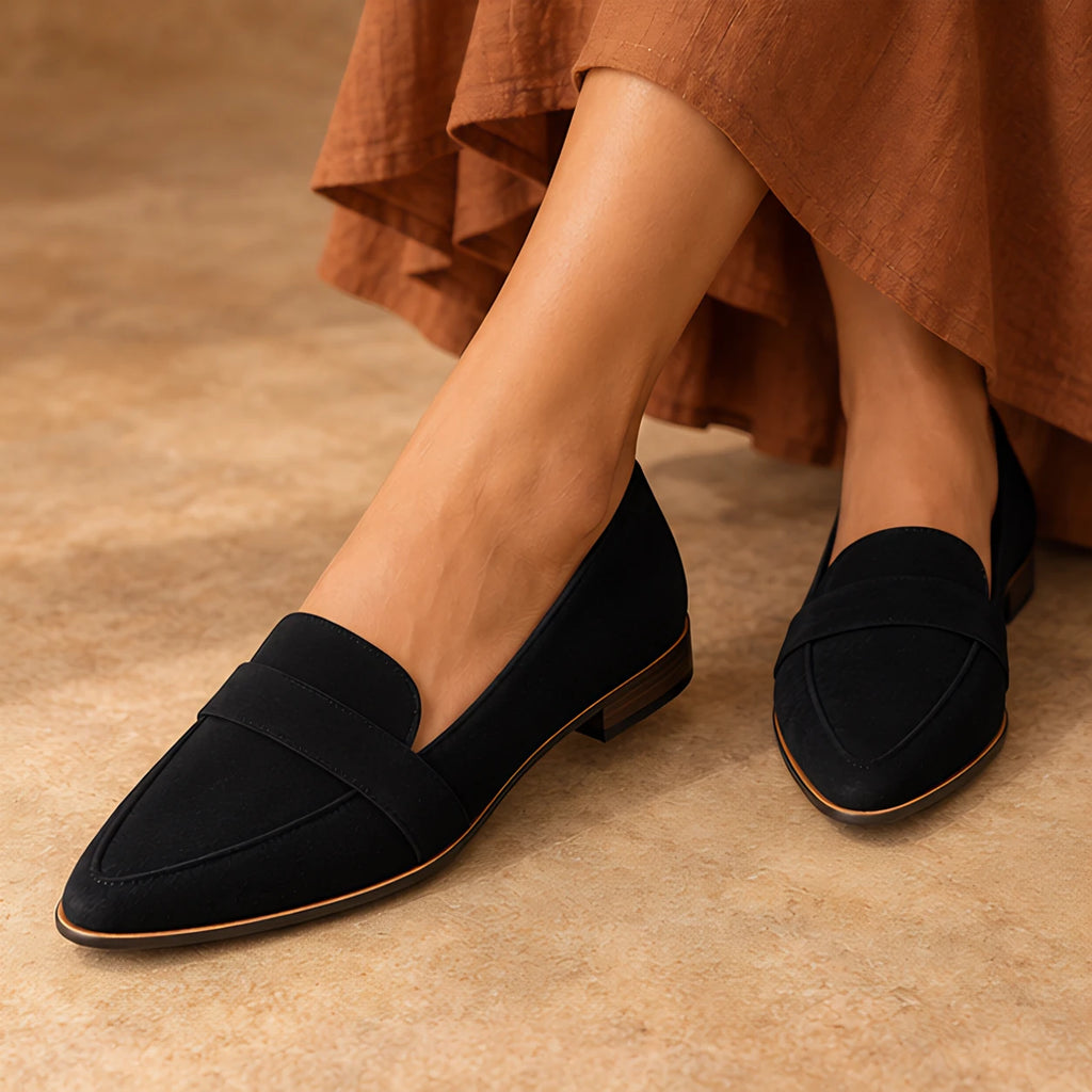 Adelina Women's Orthopedic Slip-On Loafers - Black - female - Eric Muller - Image 4