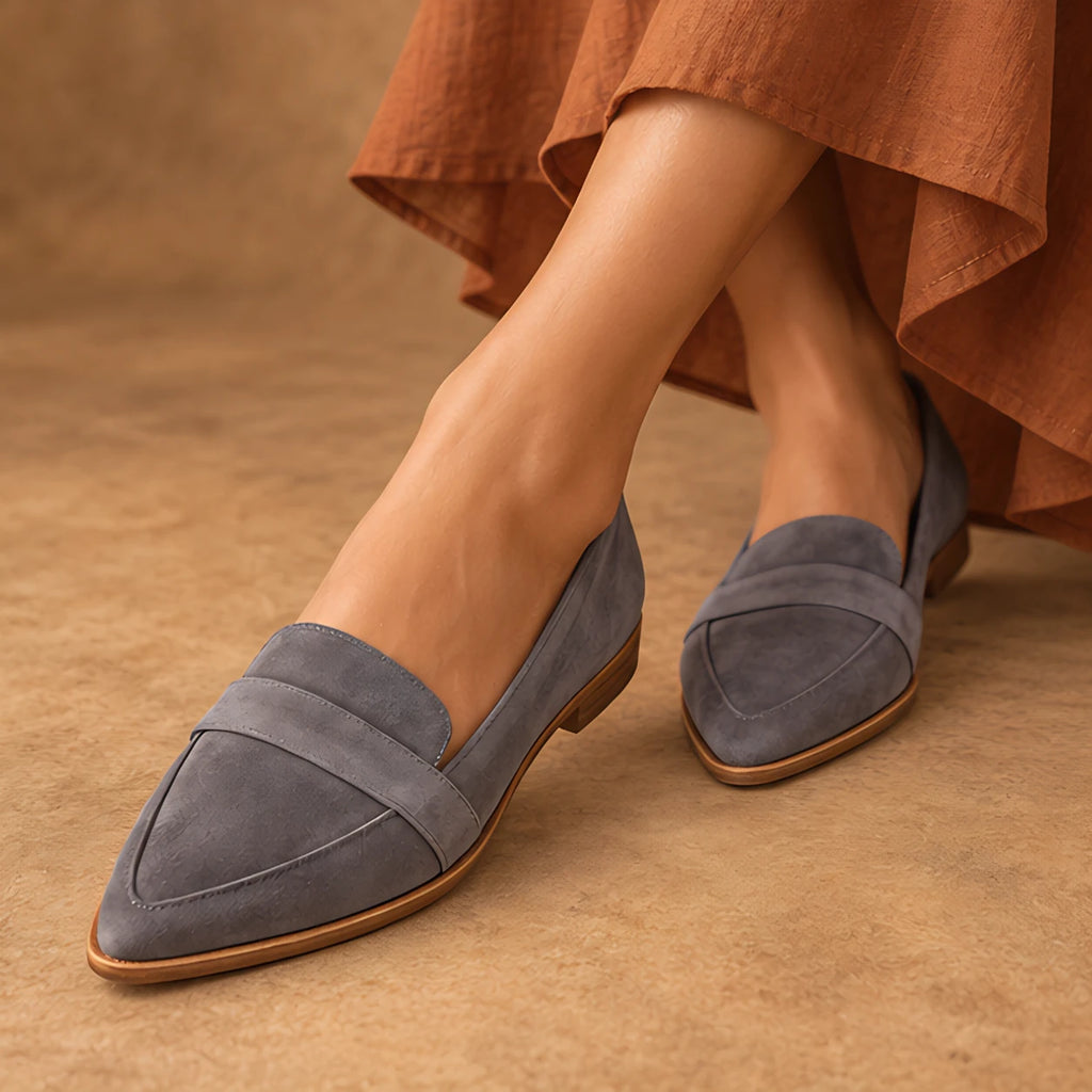 Adelina Women's Orthopedic Slip-On Loafers - Gray - female - Eric Muller - Image 4
