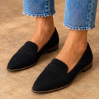 Adelina Women's Orthopedic Slip-On Loafers - Black - Women's Footwear > Loafers > Pointed-Toe Loafers - Eric Muller - Image 1