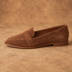 Adelina Women's Orthopedic Slip-On Loafers - Brown - Women's Footwear > Loafers > Pointed-Toe Loafers - Eric Muller - Image 3