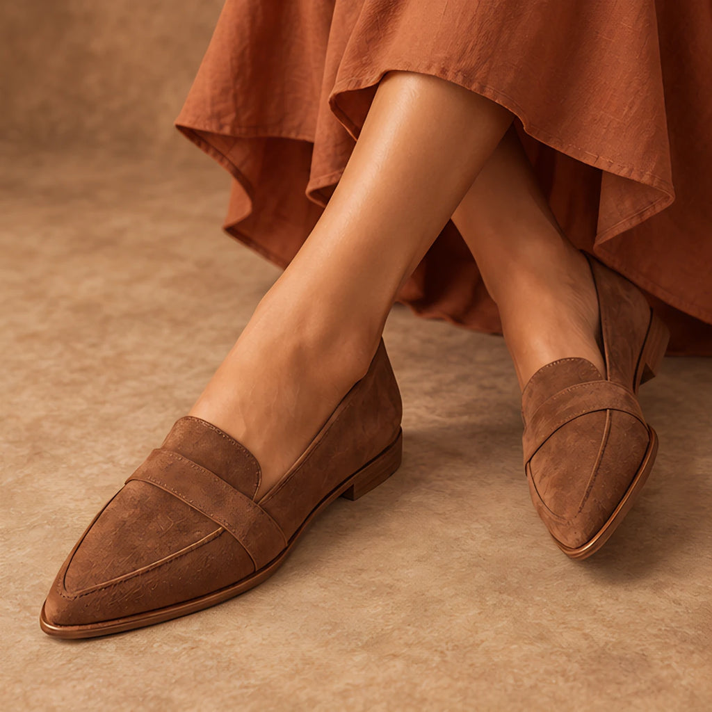 Adelina Women's Orthopedic Slip-On Loafers - Brown - female - Eric Muller - Image 4