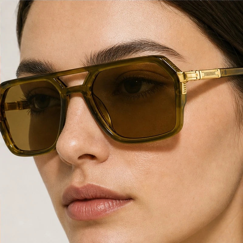 Aldgate Aviator Shades - Olive - uv400 - Eric Muller - Image 4