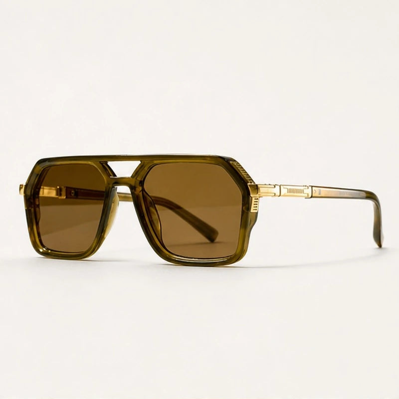 Aldgate Aviator Shades - Olive - Sunglasses - Eric Muller - Image 1