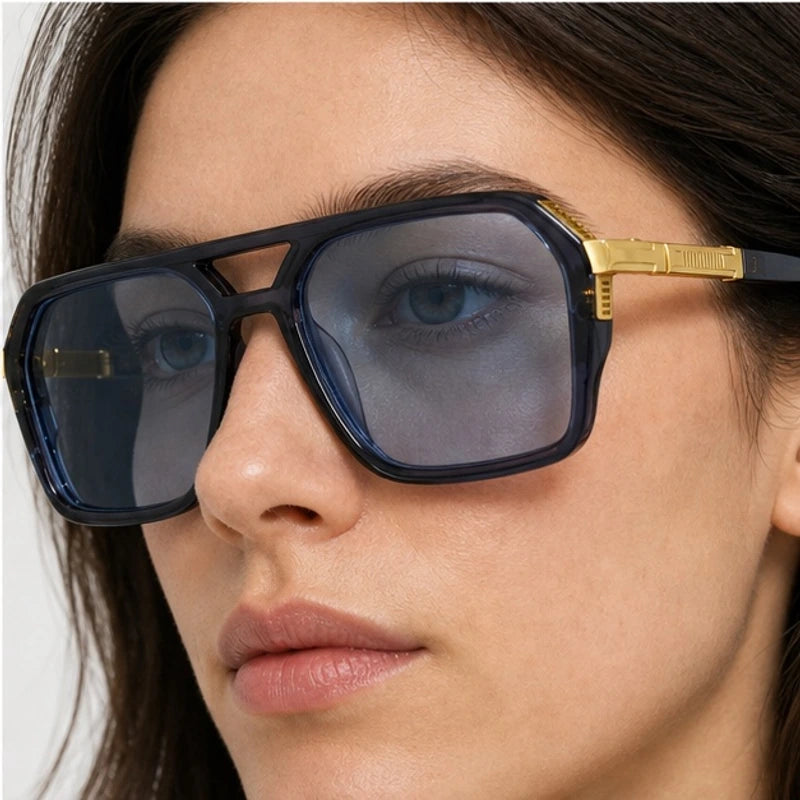 Aldgate Aviator Shades - Indigo - uv400 - Eric Muller - Image 4