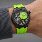 Altair Men's Quartz Analog Watch 45mm - Lime Green - male - Eric Muller - Image 3