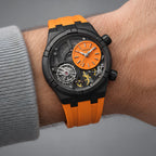 Altair Men's Quartz Analog Watch 45mm - Neon Orange - male - Eric Muller - Image 3