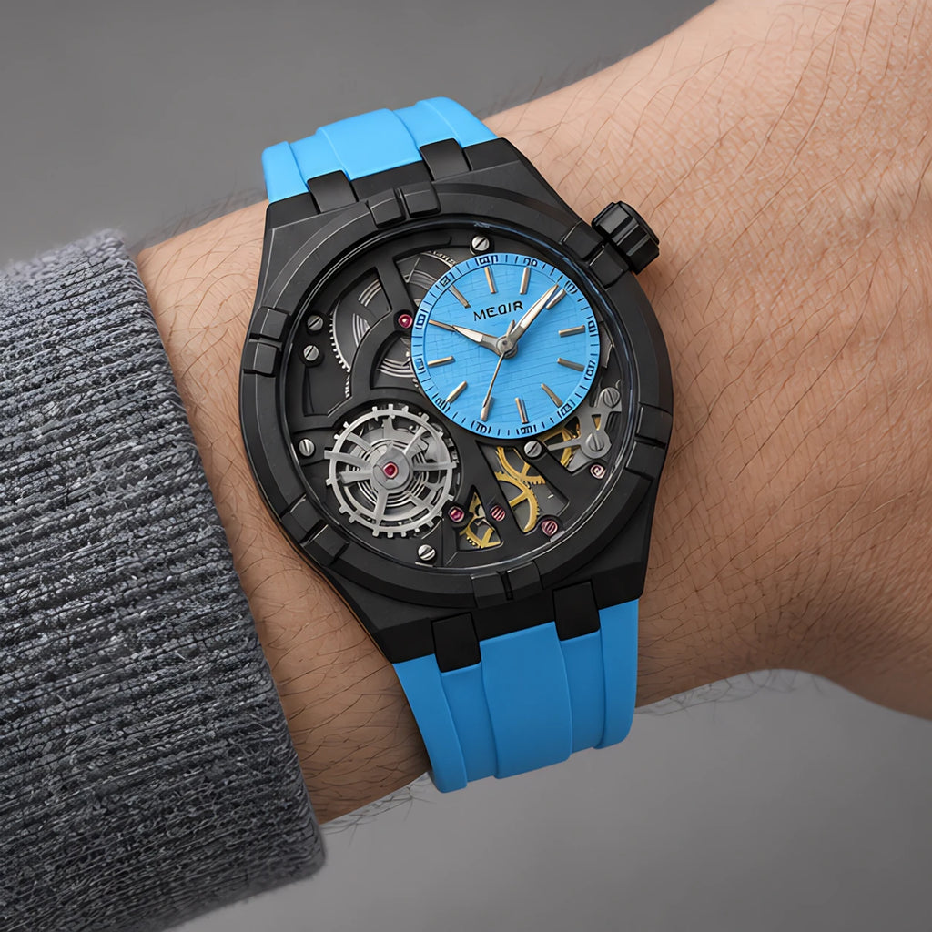 Altair Men's Quartz Analog Watch 45mm - Hyper Blue - male - Eric Muller - Image 3