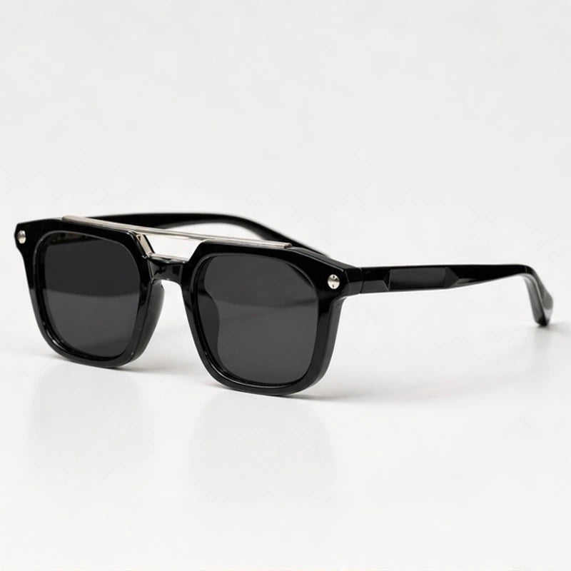 Ashcombe Double-Bridge Shades - Onyx - Sunglasses - Eric Muller - Image 1
