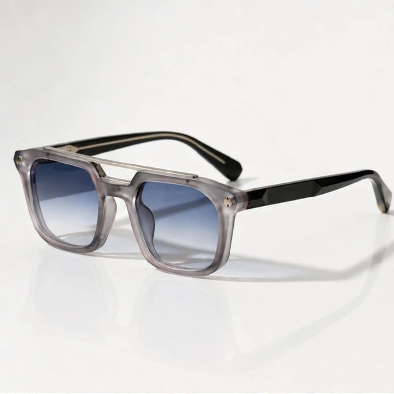 Ashcombe Double-Bridge Shades - Slate - Sunglasses - Eric Muller - Image 1