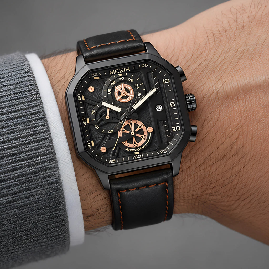 Asteron Men's Chronomaster Watch 42mm - Stealth - male - Eric Muller - Image 3