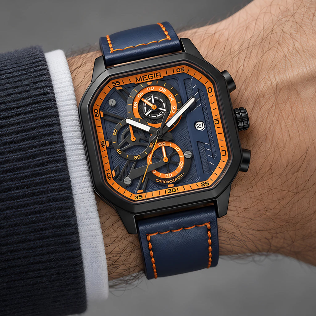 Asteron Men's Chronomaster Watch 42mm - Royal Blue - male - Eric Muller - Image 3