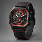 Asteron Men's Chronomaster Watch 42mm - Crimson - Watches > Chronograph Watches - Eric Muller - Image 1