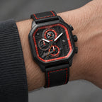 Asteron Men's Chronomaster Watch 42mm - Crimson - male - Eric Muller - Image 3