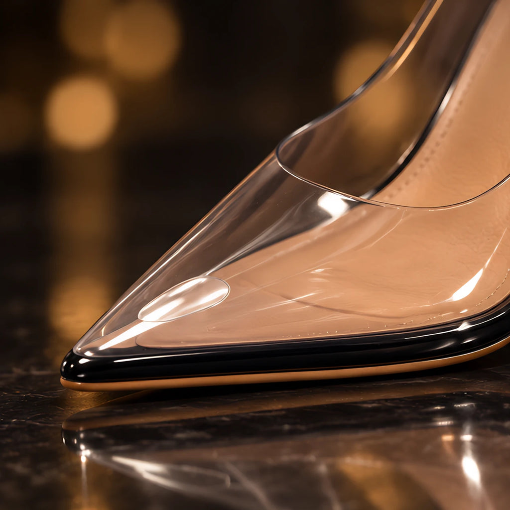 Aubriella Transparent Pumps - Onyx Trim - women heels - Eric Muller - Image 3