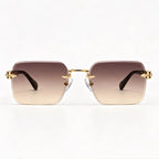 Auden Rimless Rectangular Shades - Havana - sunglasses - Eric Muller - Image 2