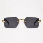Auden Rimless Rectangular Shades - Noir - sunglasses - Eric Muller - Image 2