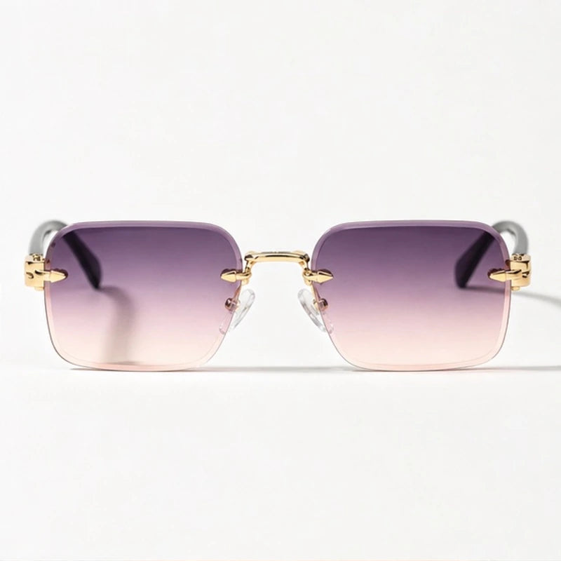 Auden Rimless Rectangular Shades - Orchid - sunglasses - Eric Muller - Image 2