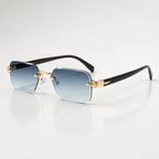 Auden Rimless Rectangular Shades - Arctic - Sunglasses - Eric Muller - Image 1