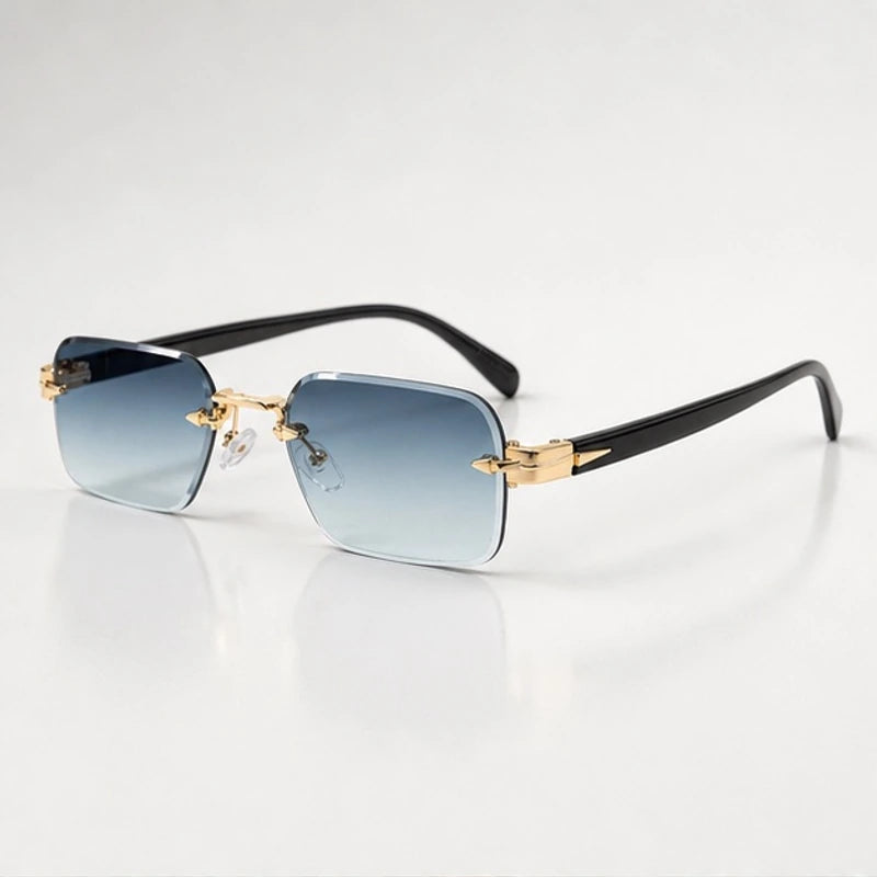 Auden Rimless Rectangular Shades - Arctic - Sunglasses - Eric Muller - Image 1