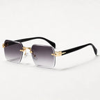 Auden Rimless Rectangular Shades - Ash - Sunglasses - Eric Muller - Image 1