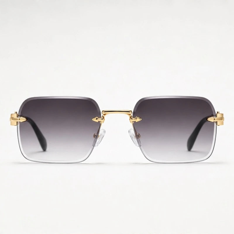 Auden Rimless Rectangular Shades - Ash - sunglasses - Eric Muller - Image 2