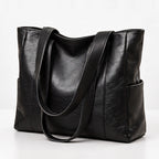 Audra Women's Classic Shoulder Tote - Black - Bags | Accessories - Eric Muller - Image 2