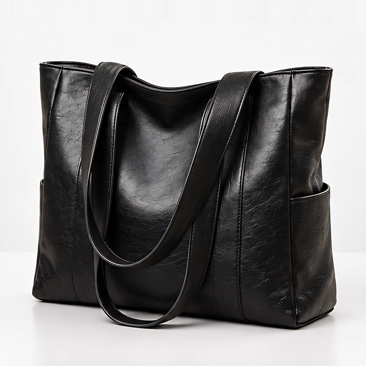 Audra Women's Classic Shoulder Tote - Black - Bags | Accessories - Eric Muller - Image 2