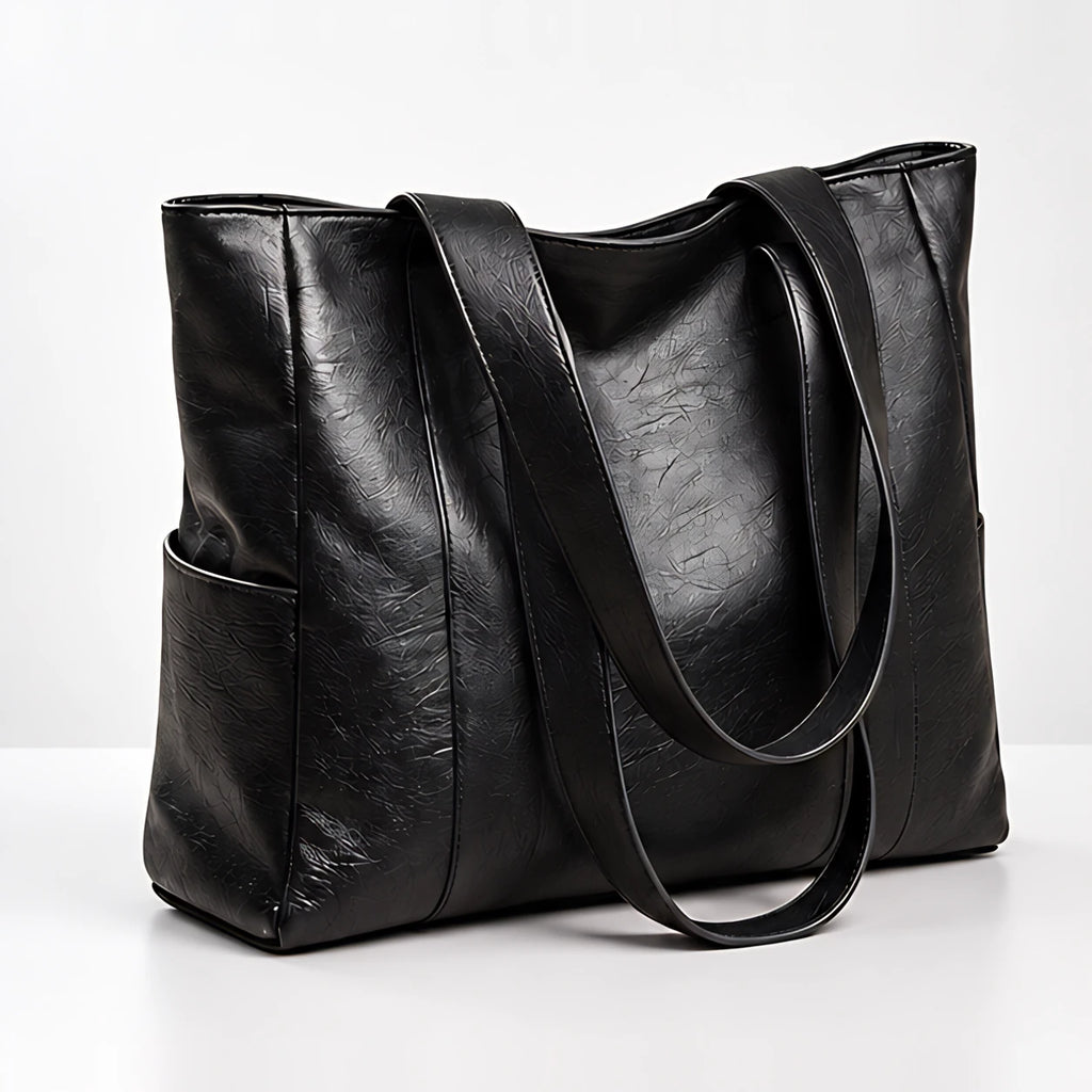 Audra Women's Classic Shoulder Tote - Black - Women's Accessories > Bags > Shoulder Tote Bags - Eric Muller - Image 1