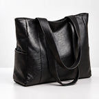 Audra Women's Classic Shoulder Tote - Black - Women's Accessories > Bags > Shoulder Tote Bags - Eric Muller - Image 1