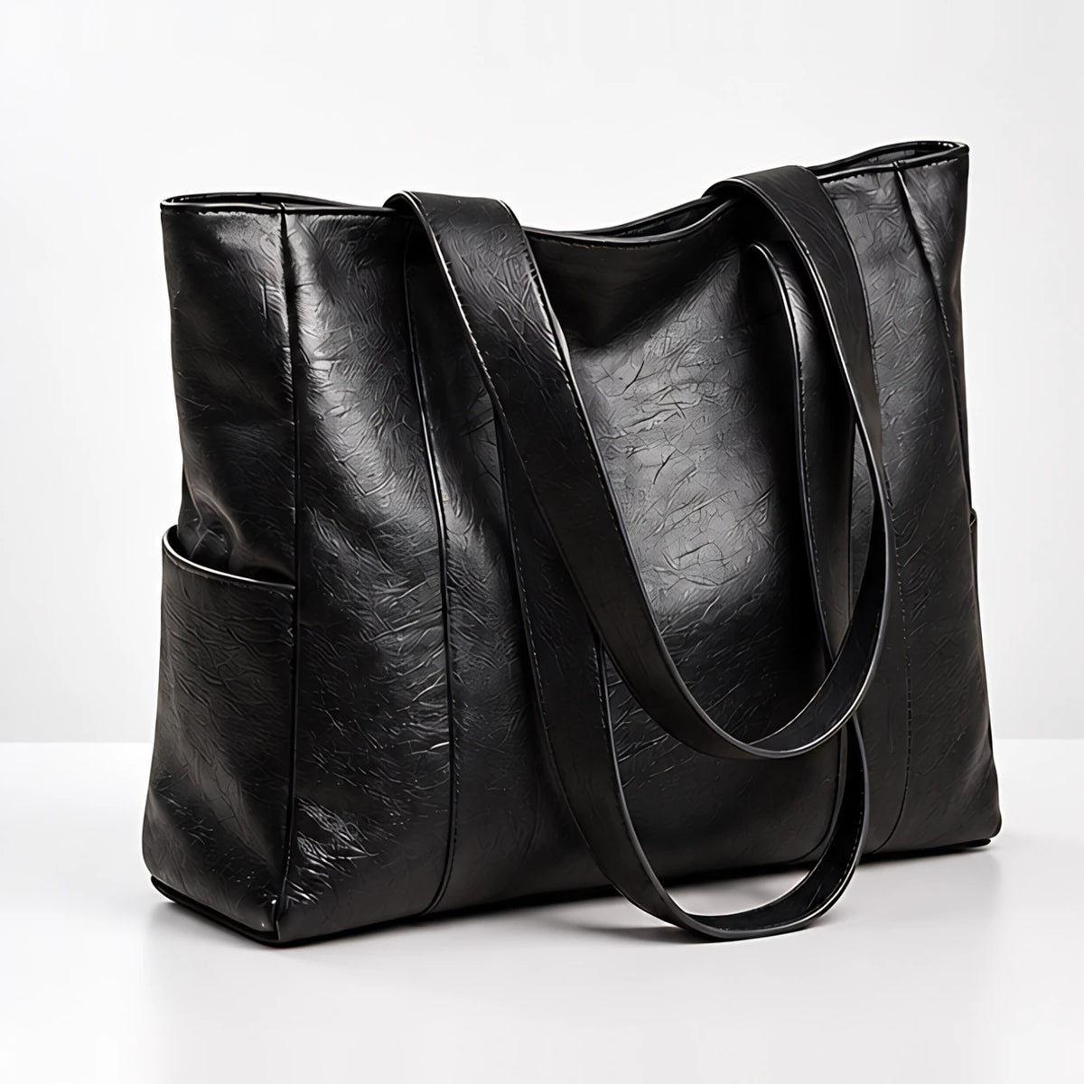 Audra Women's Classic Shoulder Tote - Black - Women's Accessories > Bags > Shoulder Tote Bags - Eric Muller - Image 1