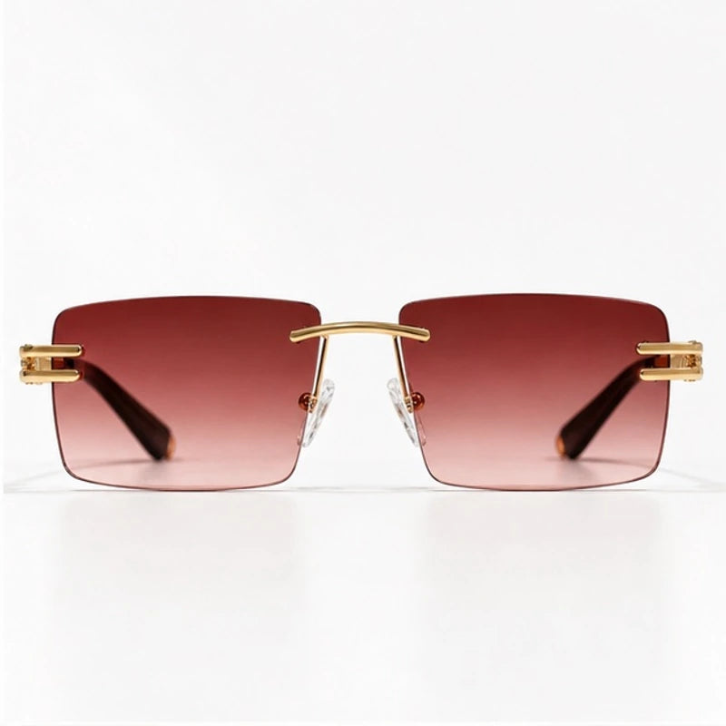 Aurek Rimless Shades - Rouge - sunglasses - Eric Muller - Image 2
