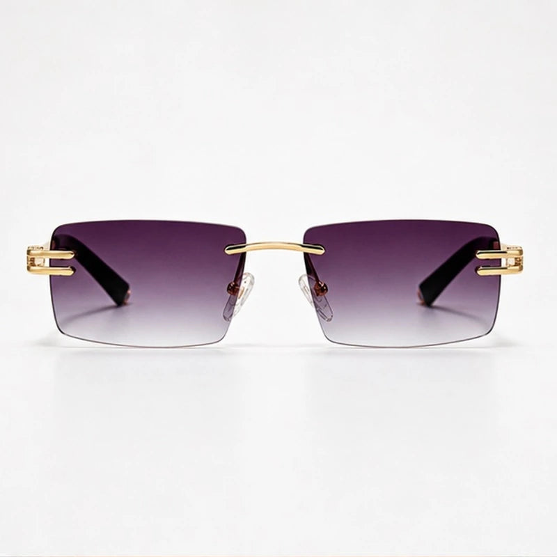 Aurek Rimless Shades - Mouve - sunglasses - Eric Muller - Image 2
