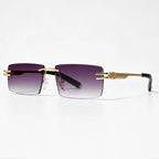 Aurek Rimless Shades - Mouve - Sunglasses - Eric Muller - Image 1