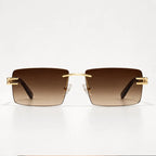 Aurek Rimless Shades - Mocha - sunglasses - Eric Muller - Image 2