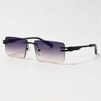 Aurek Rimless Shades - Carbon - Sunglasses - Eric Muller - Image 1