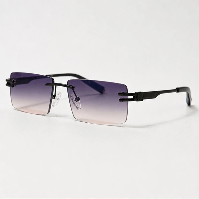 Aurek Rimless Shades - Carbon - Sunglasses - Eric Muller - Image 1