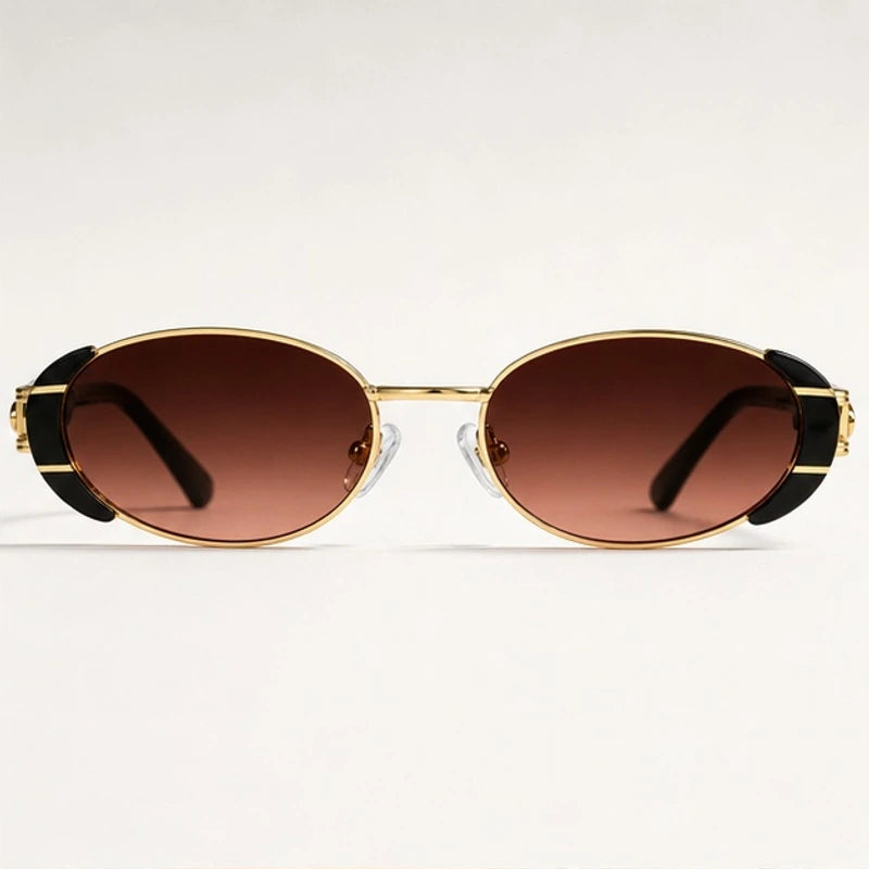 Aurelia Oval Shades - Mocha - sunglasses - Eric Muller - Image 2