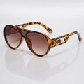 Aurelia Shield Aviator Shades - Leopard - Sunglasses - Eric Muller - Image 1