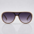 Aurelia Shield Aviator Shades - Khaki - sunglasses - Eric Muller - Image 2