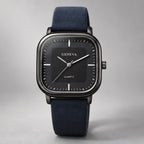 Aurelian Men's Square Dial Quartz Watch - Blue & Black - apparel - Eric Muller - Image 2