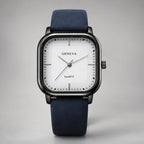 Aurelian Men's Square Dial Quartz Watch - Blue & White - apparel - Eric Muller - Image 2