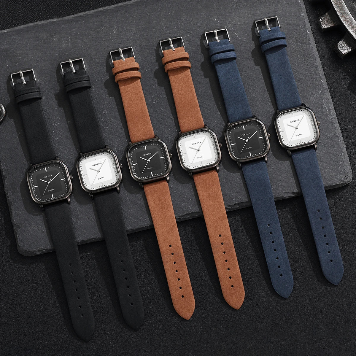 Aurelian Men's Square Dial Quartz Watch - Men's Accessories > Watches > Square Dial Watches - Eric Muller - Image 1