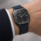 Aurelian Men's Square Dial Quartz Watch - Blue & Black - Men's Accessories > Watches > Square Dial Watches - Eric Muller - Image 3