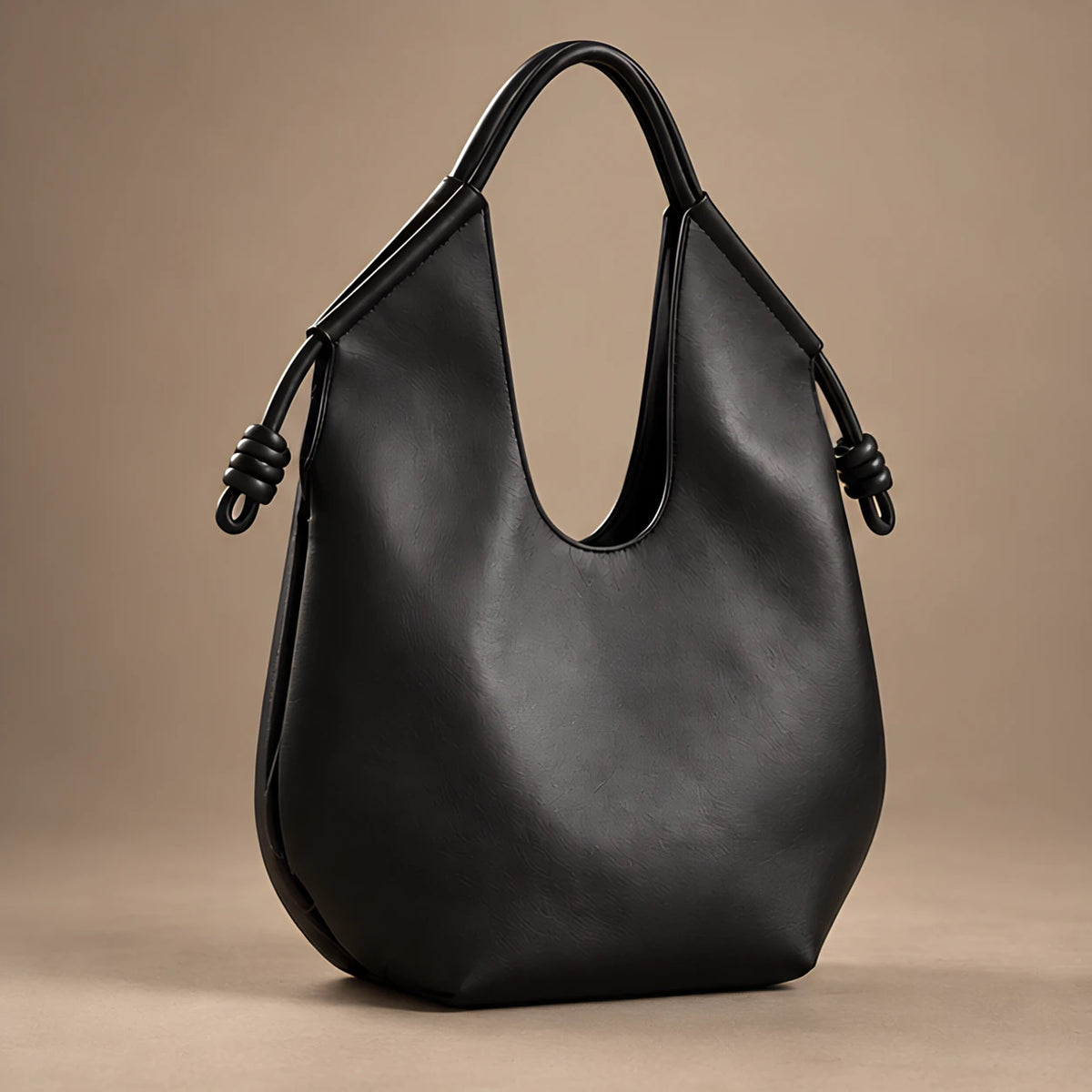Aurelie Women's Knotted Sculpted Tote Bag - Black - Women's Accessories > Bags > Tote Bags - Eric Muller - Image 1