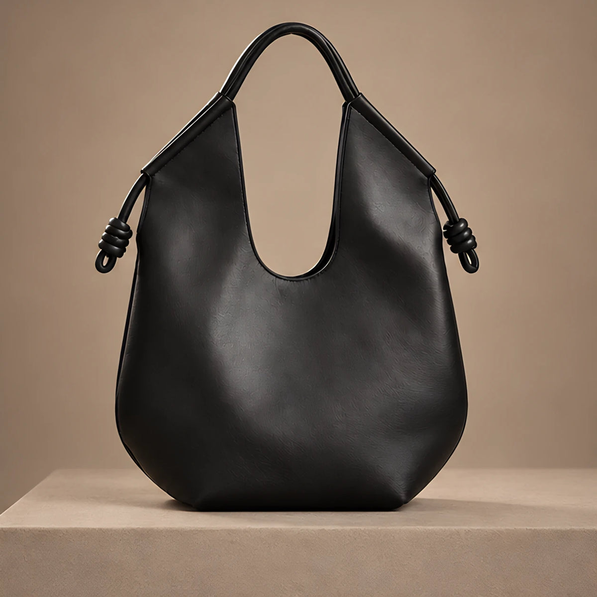 Aurelie Women's Knotted Sculpted Tote Bag - Black - Bag Accessories | Woman - Eric Muller - Image 3
