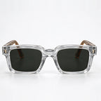 Aurette Chunky Square Full-Rim Sunglasses - Clear - sunglasses - Eric Muller - Image 2