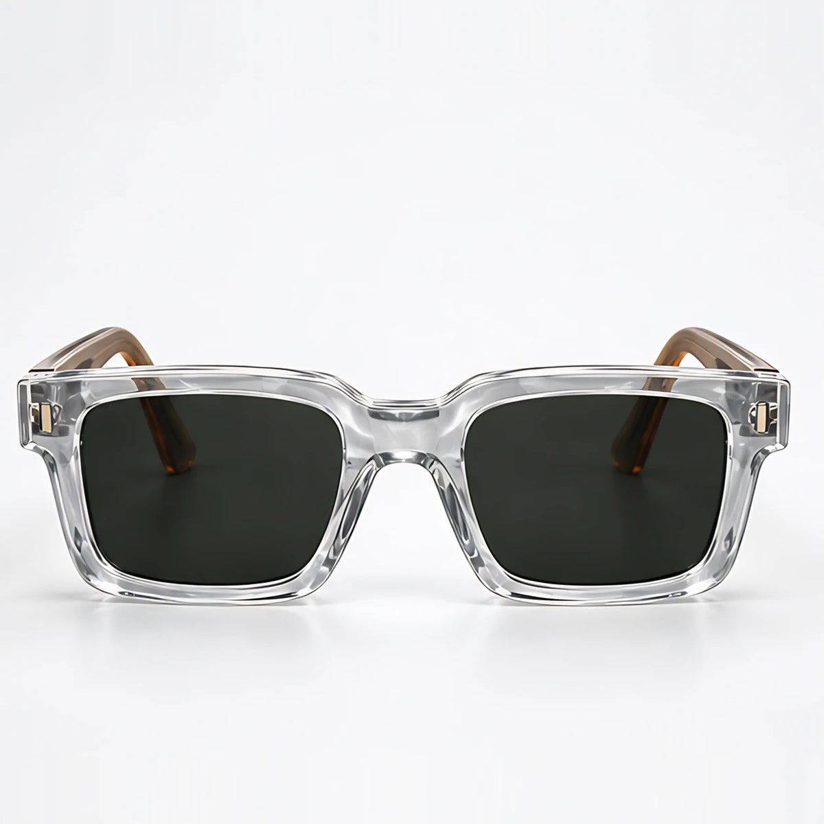 Aurette Chunky Square Full-Rim Sunglasses - Clear - sunglasses - Eric Muller - Image 2