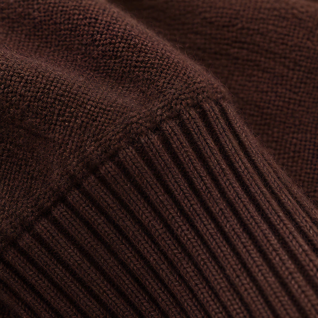 Aurette Off-Shoulder Draped Sweater - Dark Brown - Department: Women - Eric Muller - Image 3