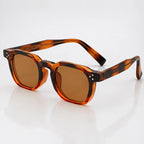 Aurevio Full-Rim Square Sunglasses - Amber - Accessories > Sunglasses > Square Sunglasses - Eric Muller - Image 1
